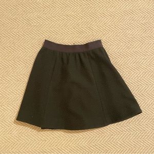 Elizabeth and James black textured skirt